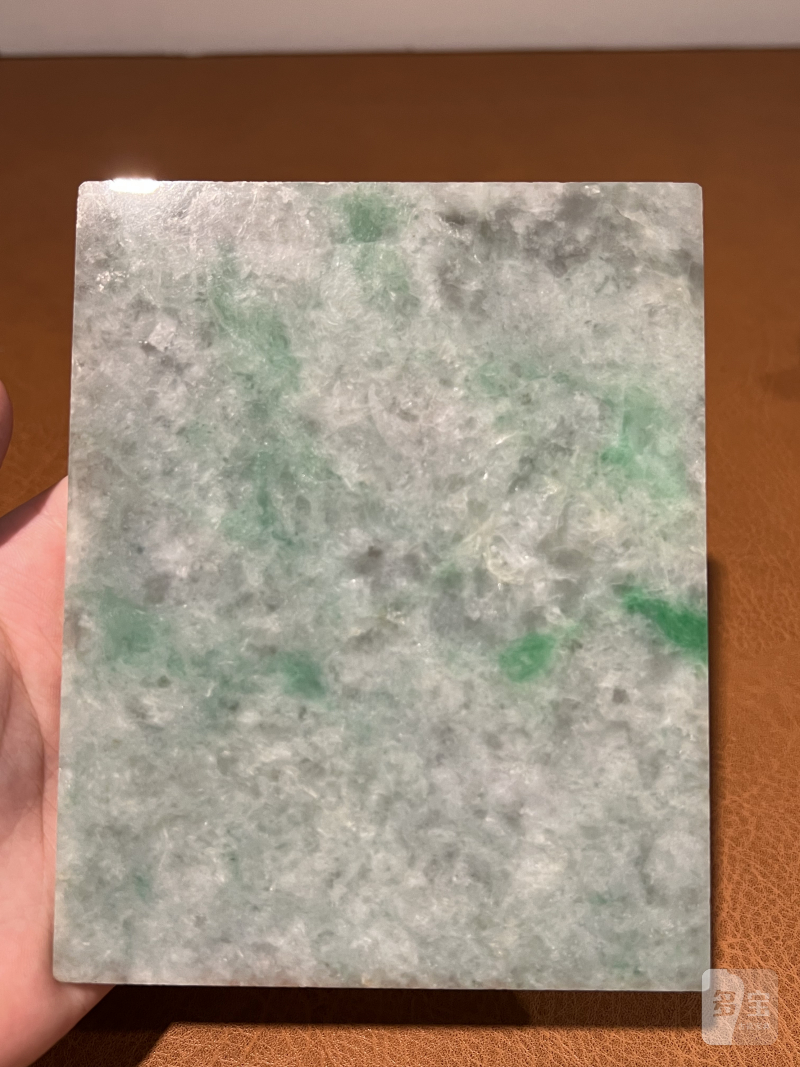 清 翡翠洞石兰花诗文砚屏 - 图8